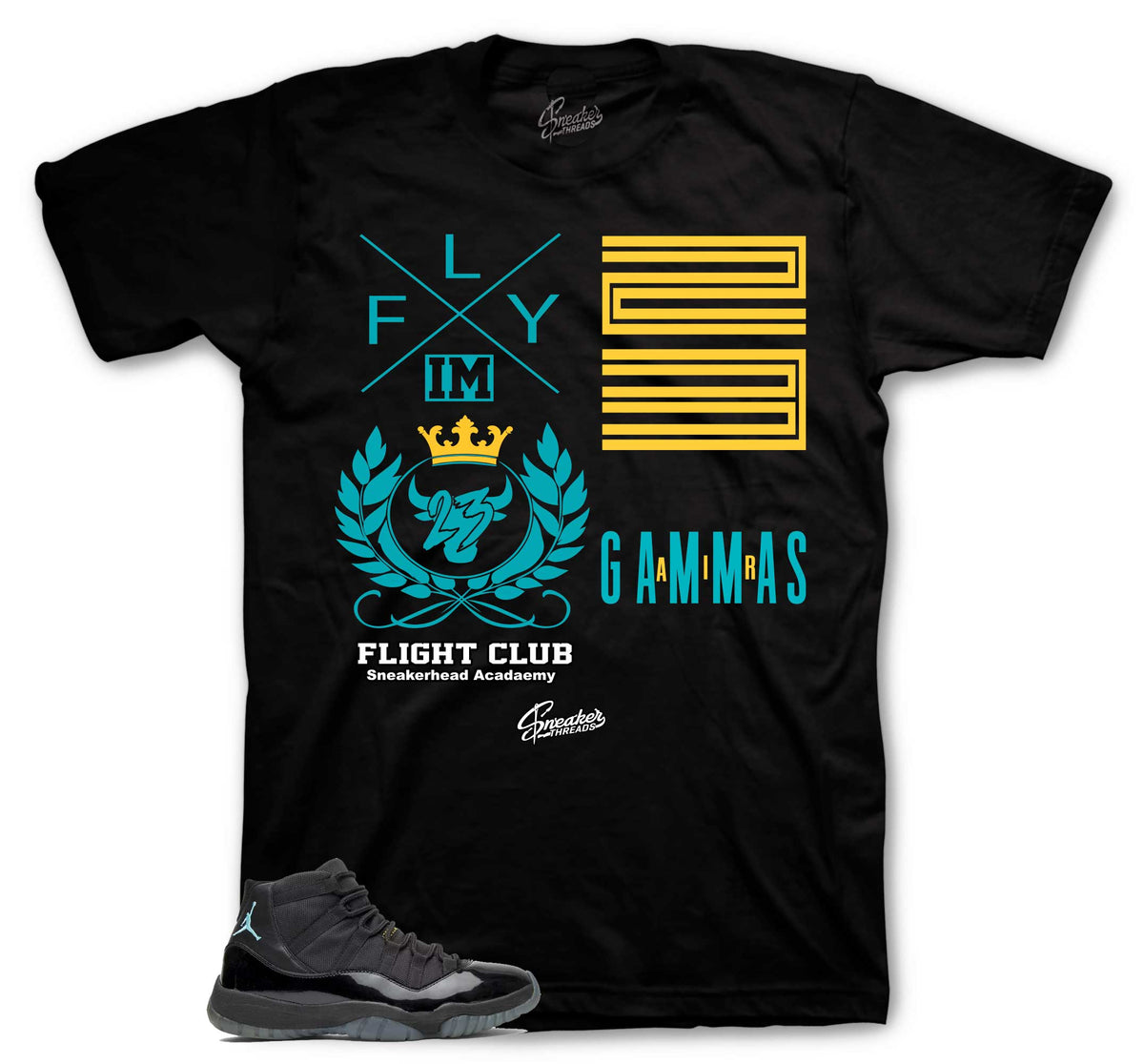 Retro 11 Gamma Blue Flight Shirt