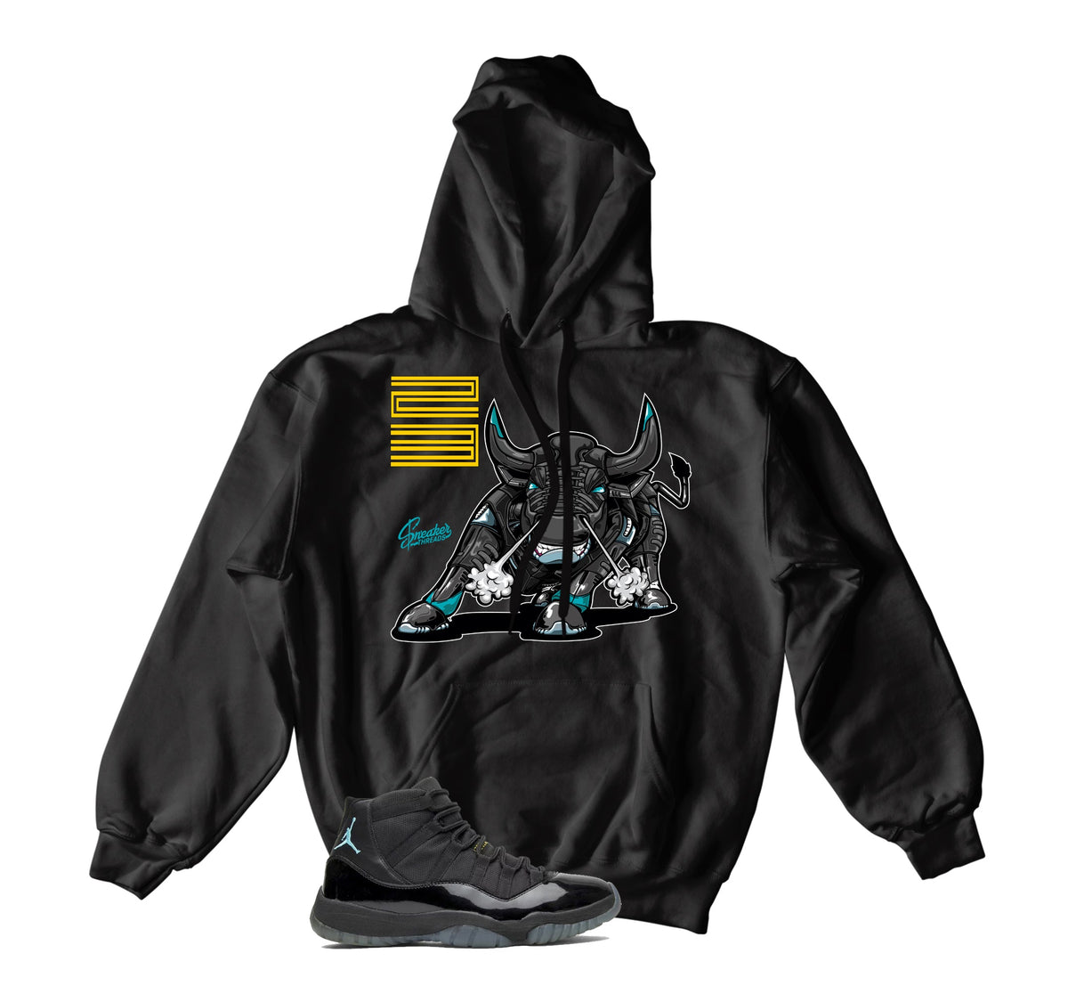 Retro 11 Gamma Blue Bull Hoody