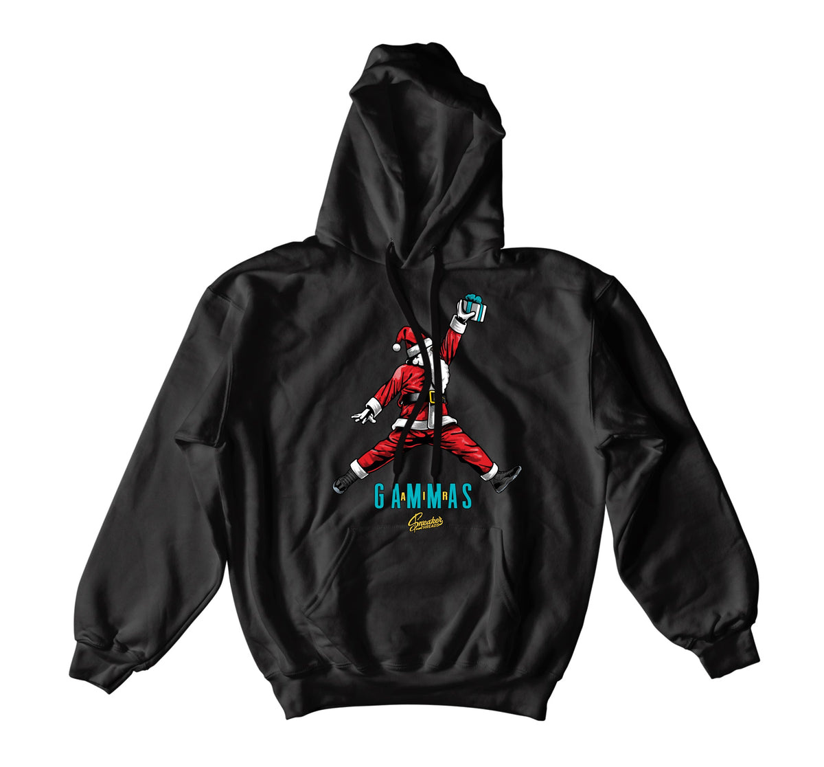 Retro 11 Gamma Blue Air Santa Hoody