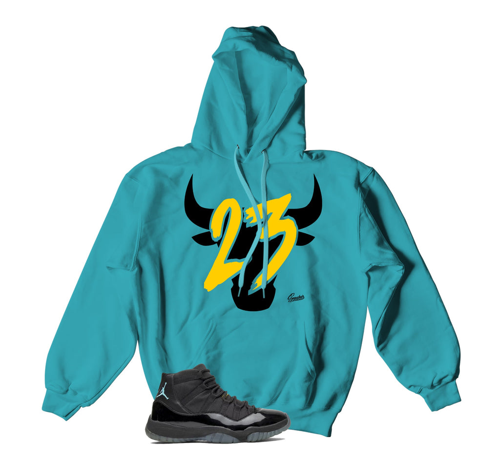 Retro 11 Gamma Blue Toro Hoody