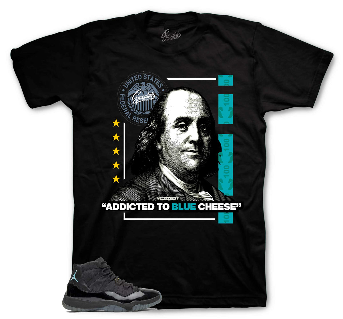 Retro 11 Gamma Blue Blue Cheese Shirt