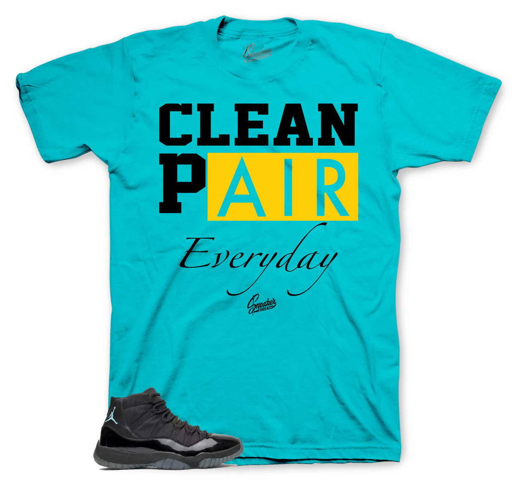 Retro 11 Gamma Blue Clean Pair Shirt