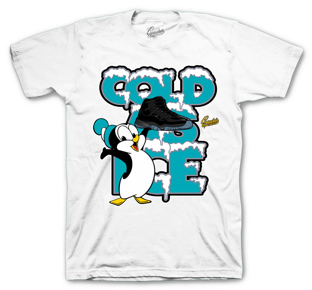 Retro 11 Gamma Blue Cold As Ice Shirt