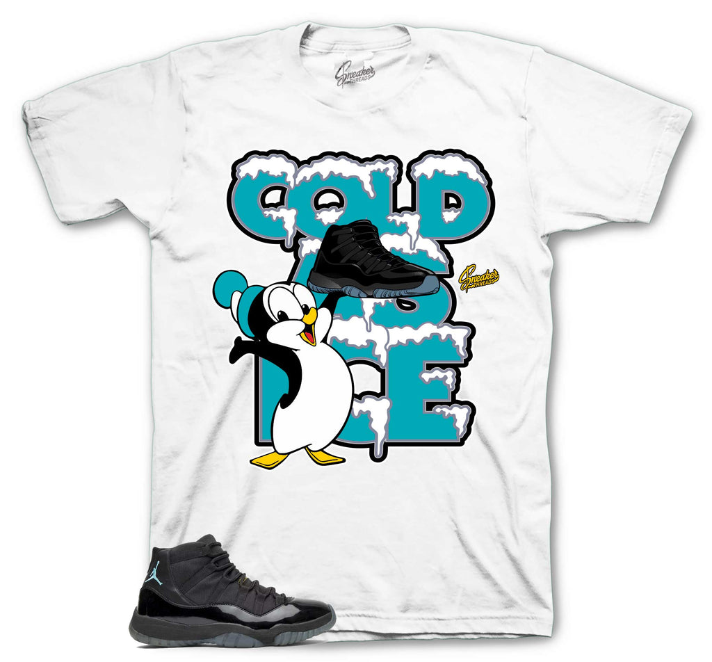 Retro 11 Gamma Blue Cold As Ice Shirt