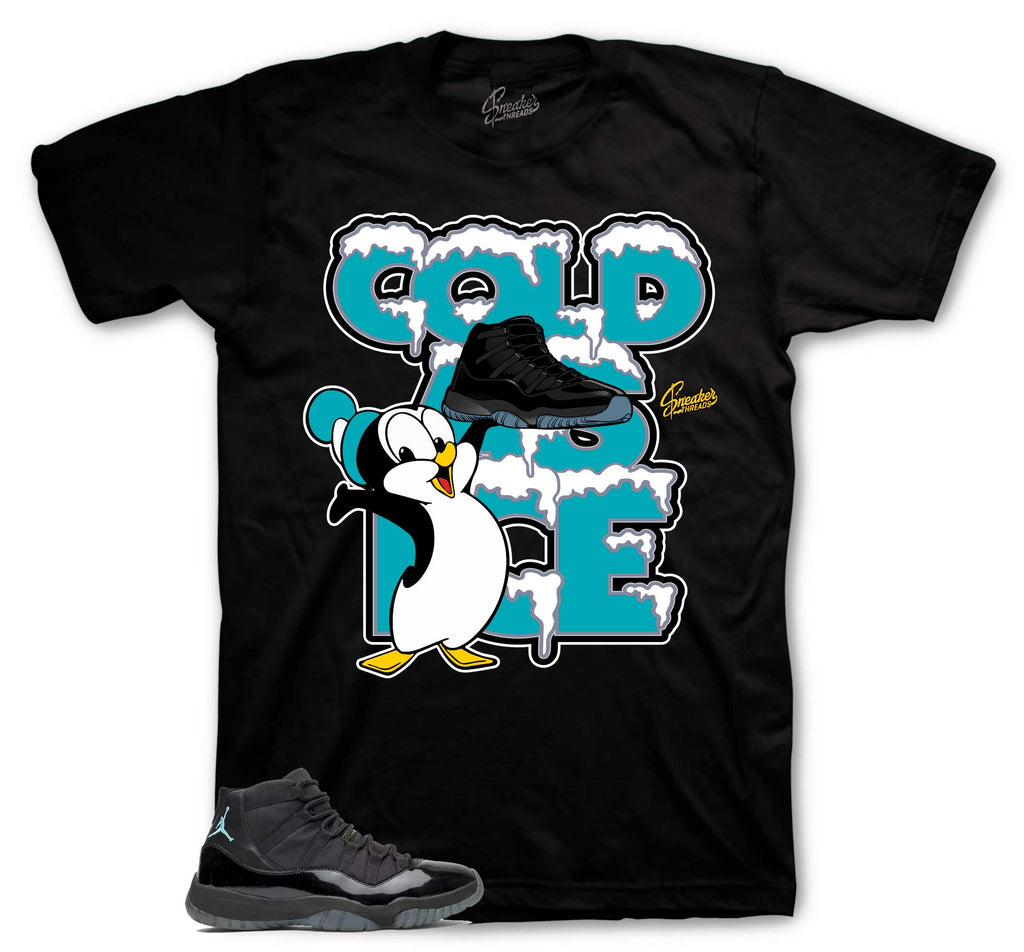 Retro 11 Gamma Blue Cold As Ice Shirt