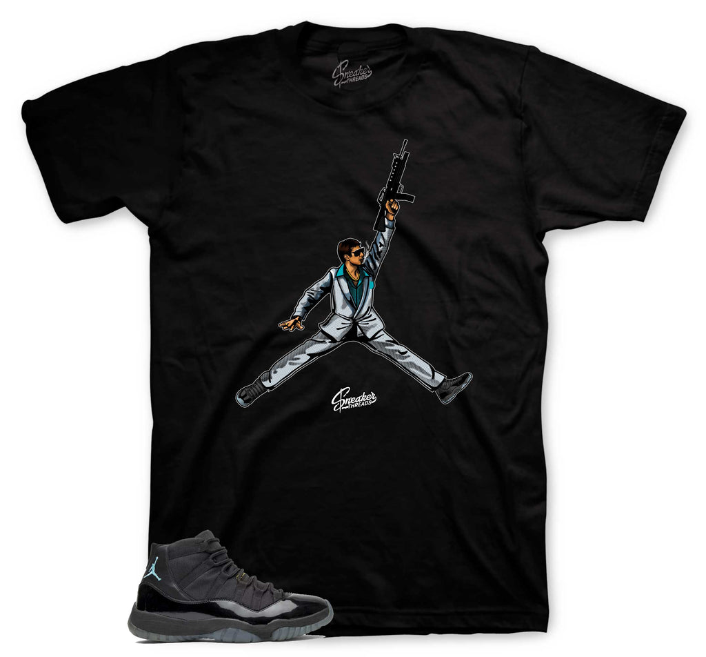 Retro 11 Gamma Blue Air Tony Shirt