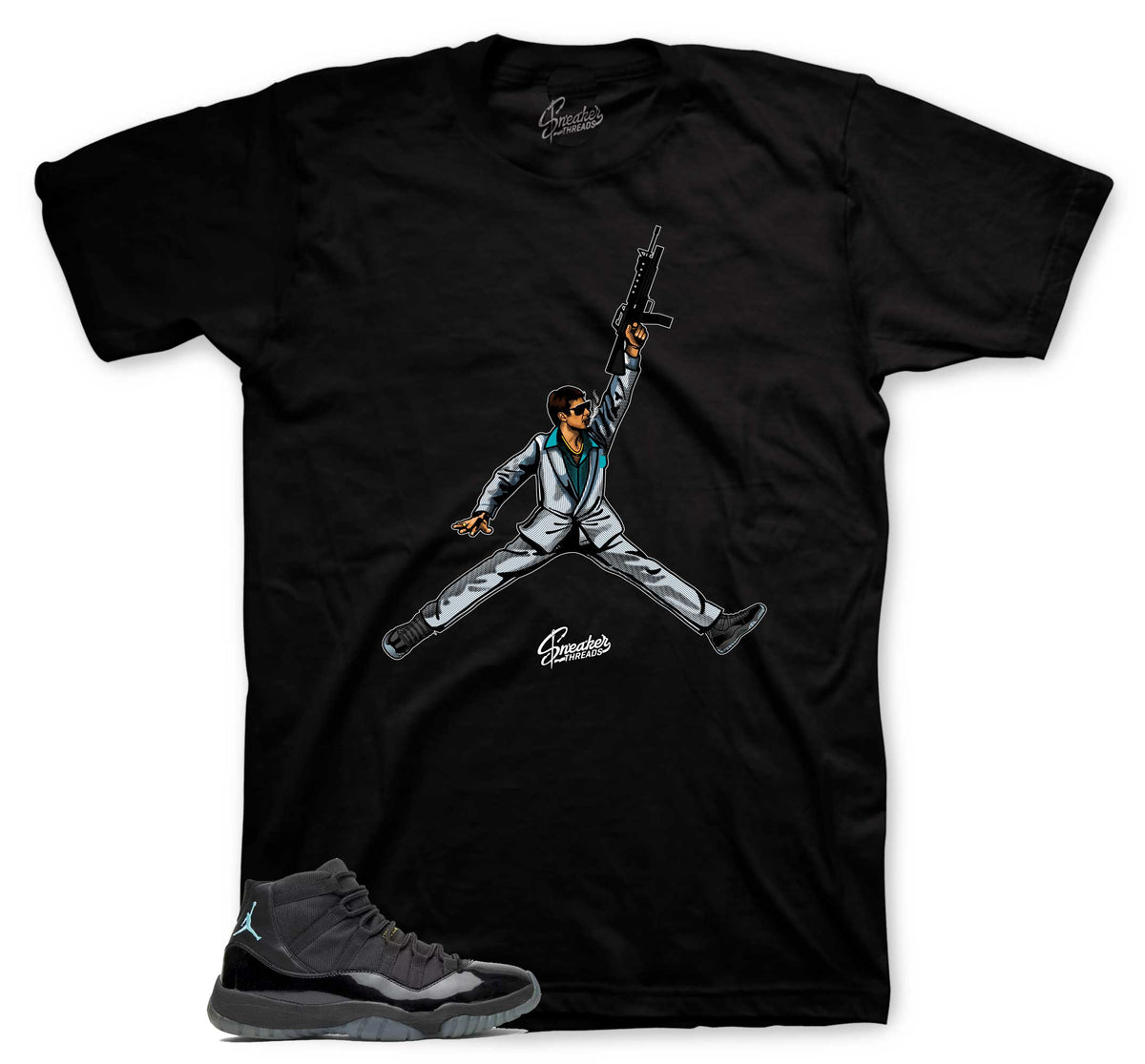 Retro 11 Gamma Blue Air Tony Shirt