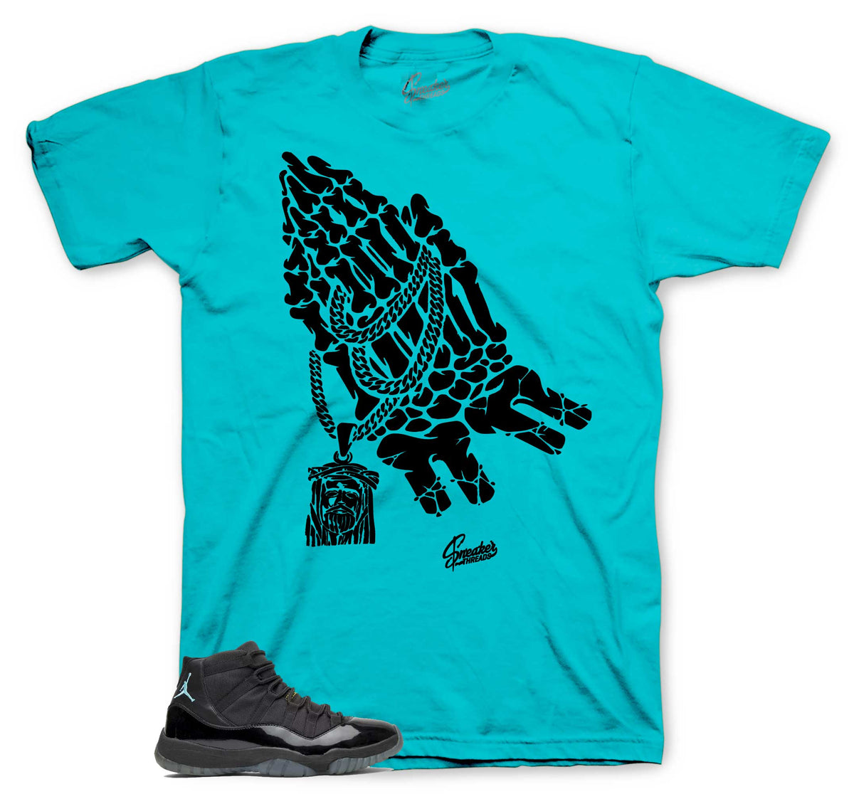 Retro 11 Gamma Blue Pray Shirt