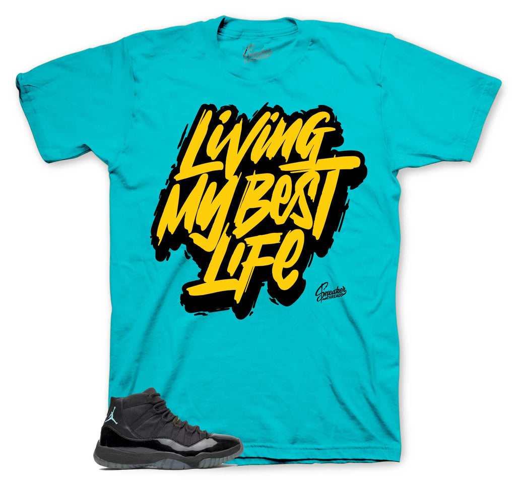 Retro 11 Gamma Blue Living Life Shirt