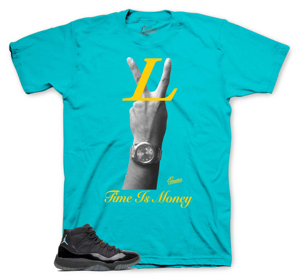 Retro 11 Gamma Blue Time Is Money Shirt