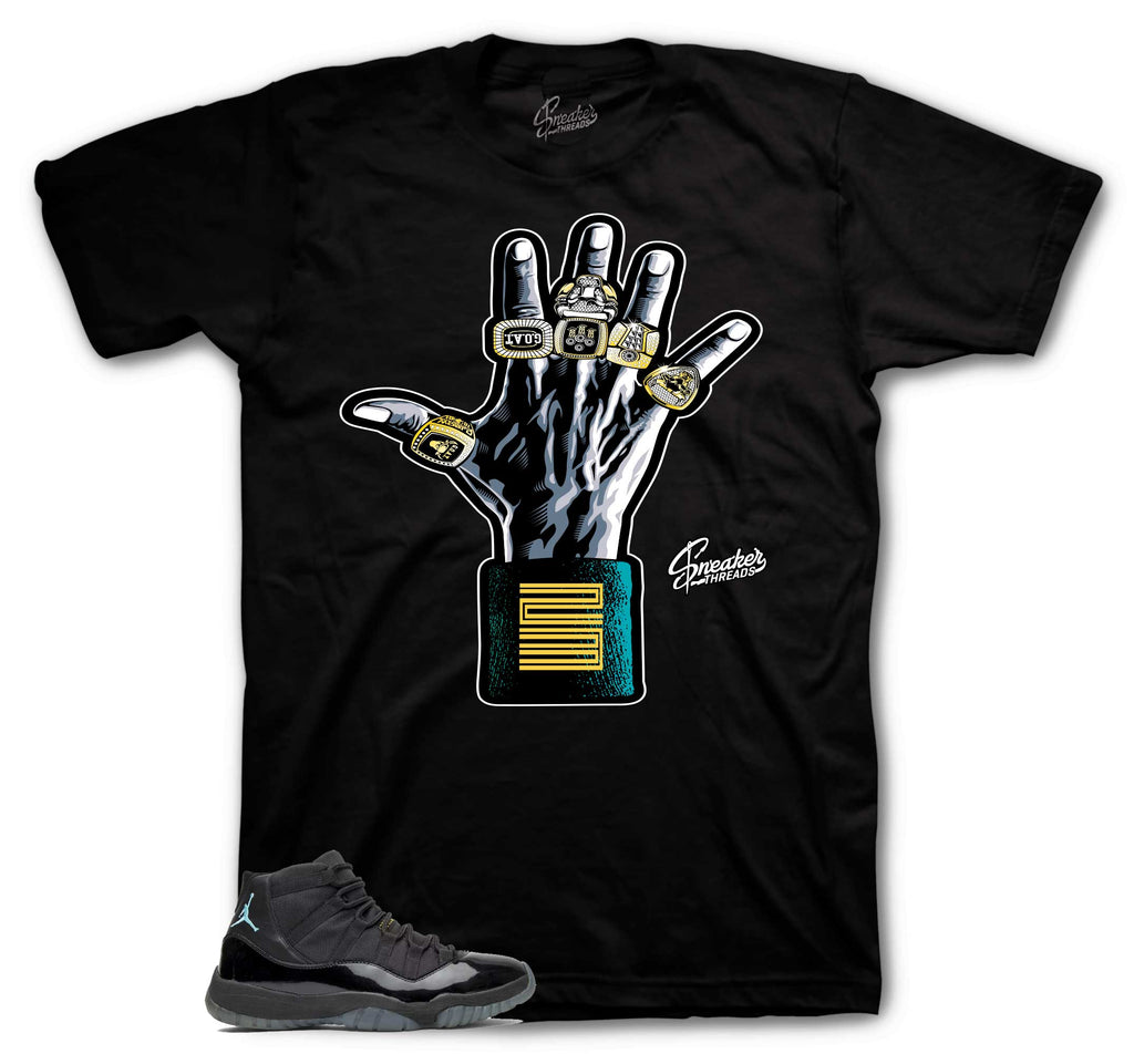 Retro 11 Gamma Blue Rings Shirt