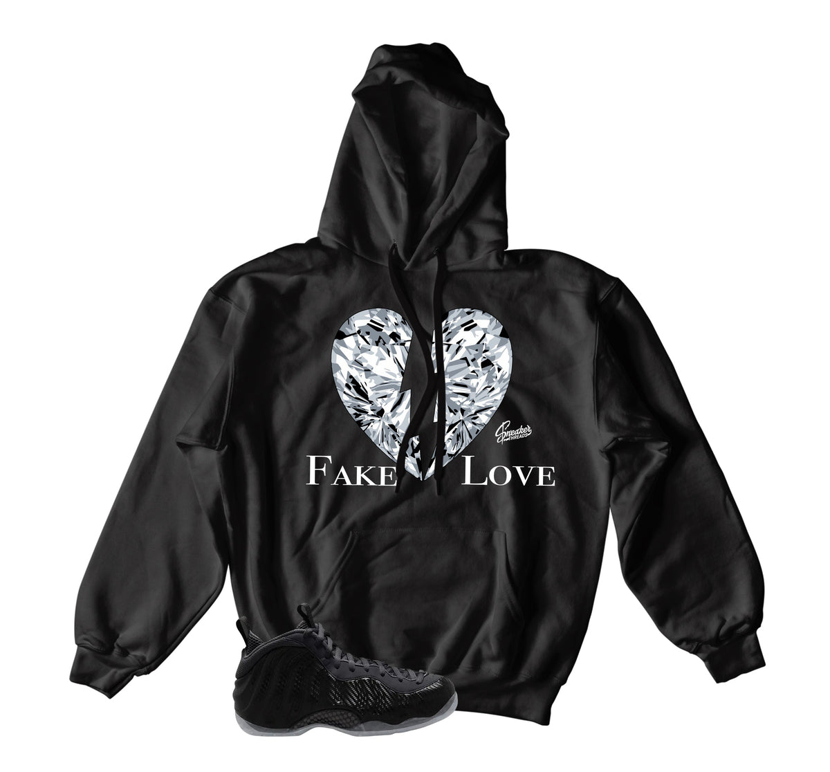 Foamposite Carbon Fiber Fake Love Hoody