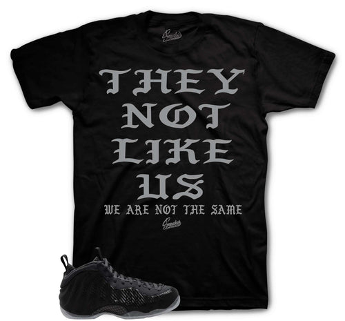 Foamposite Carbon Fiber Not Like Us Shirt