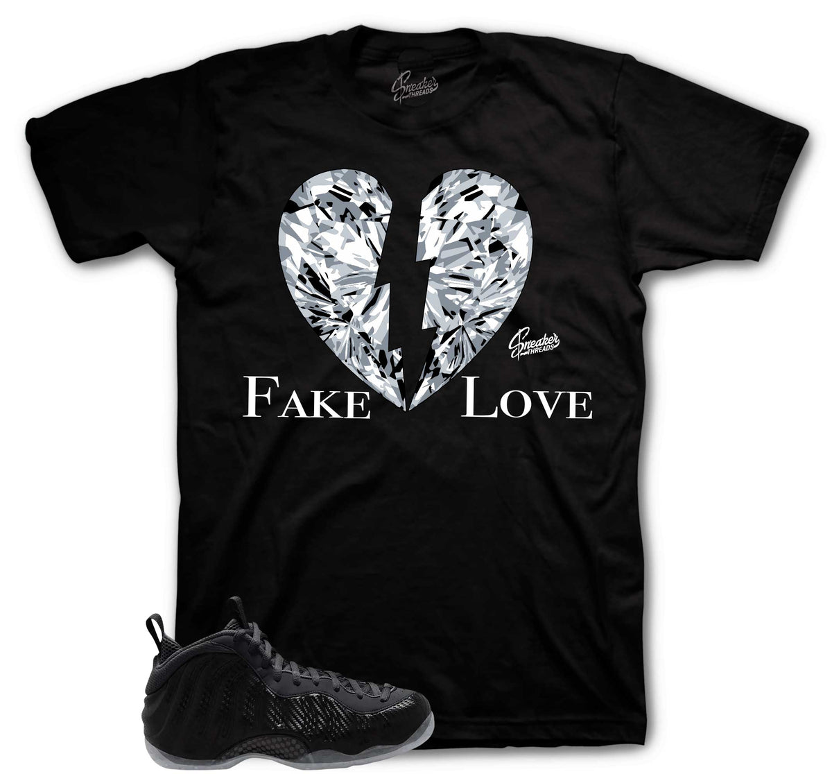 Foamposite Carbon Fiber Fake Love Shirt