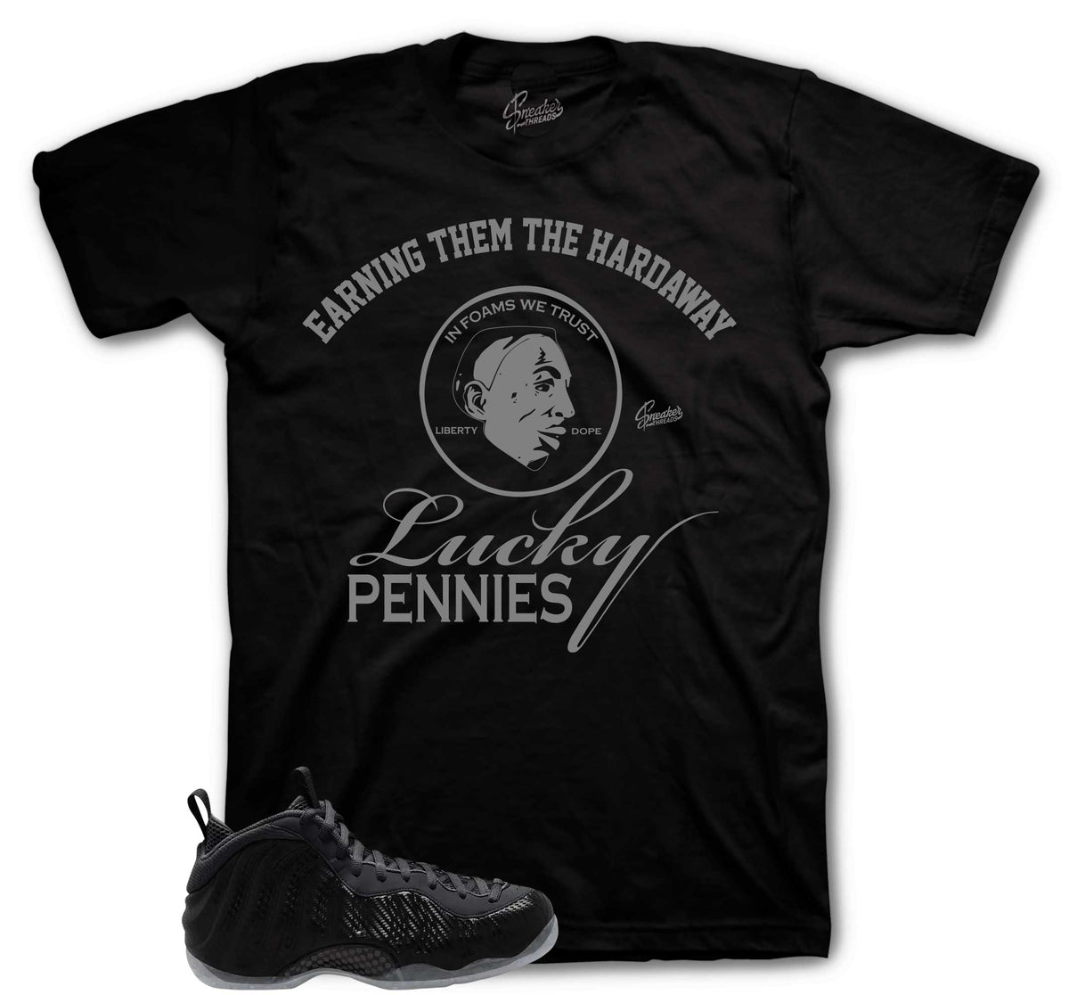 Foamposite Carbon Fiber Lucky Pennies Shirt