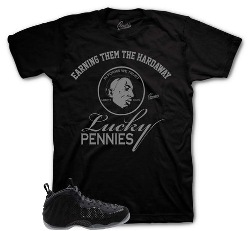 Foamposite Carbon Fiber Lucky Pennies Shirt