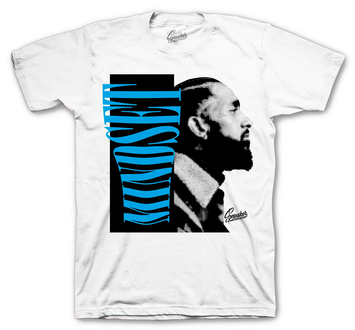 Foamposite Pro University Blue Mindset Shirt