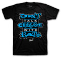Foamposite Pro University Blue Never Talk cheese Shirt