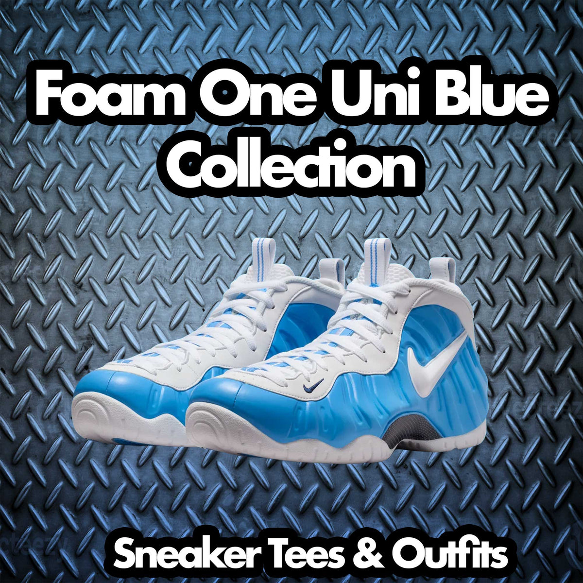 Foamposite Pro University Blue One Shirt