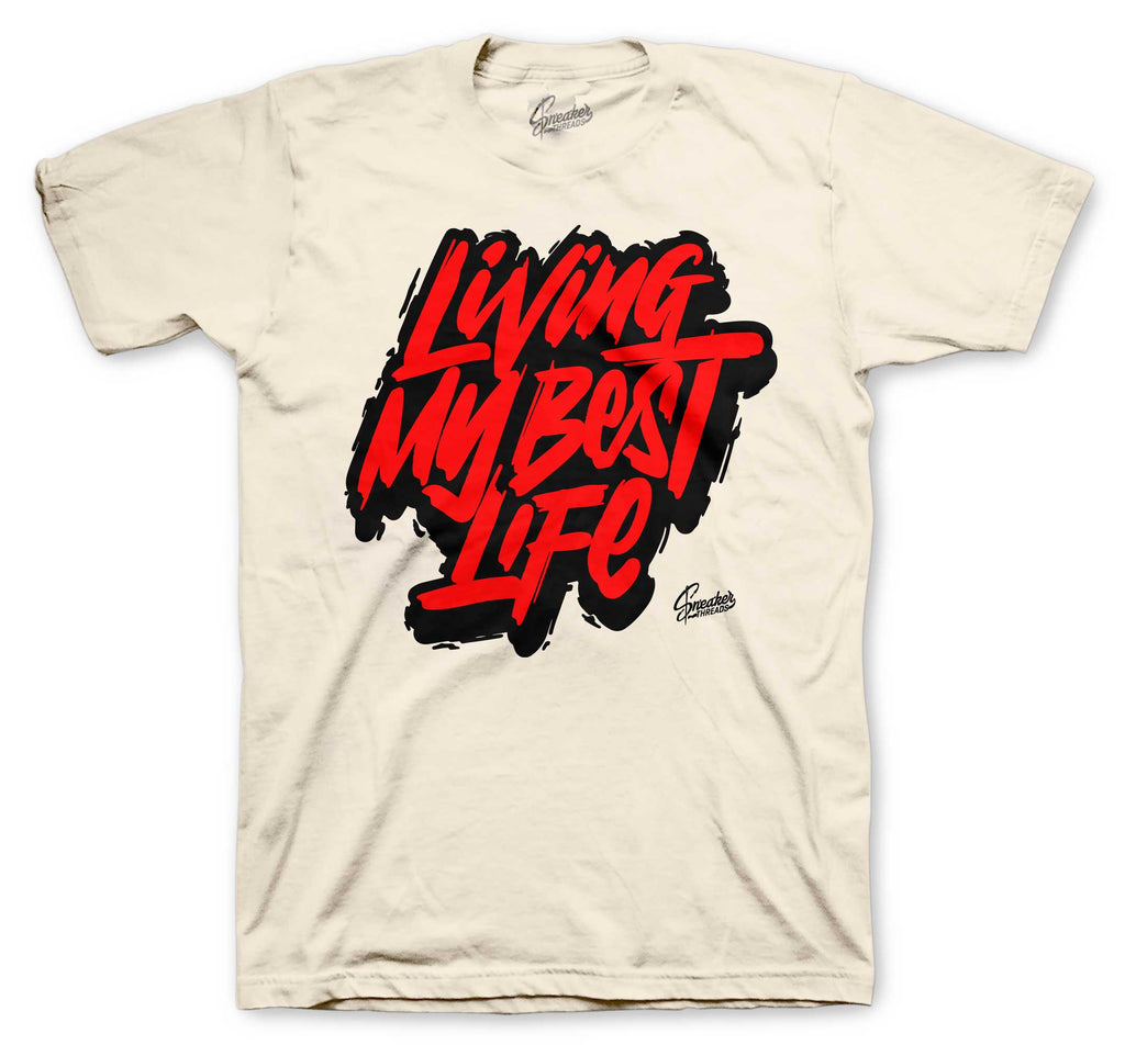 Foamposite Pearl Living My Best Life Shirt