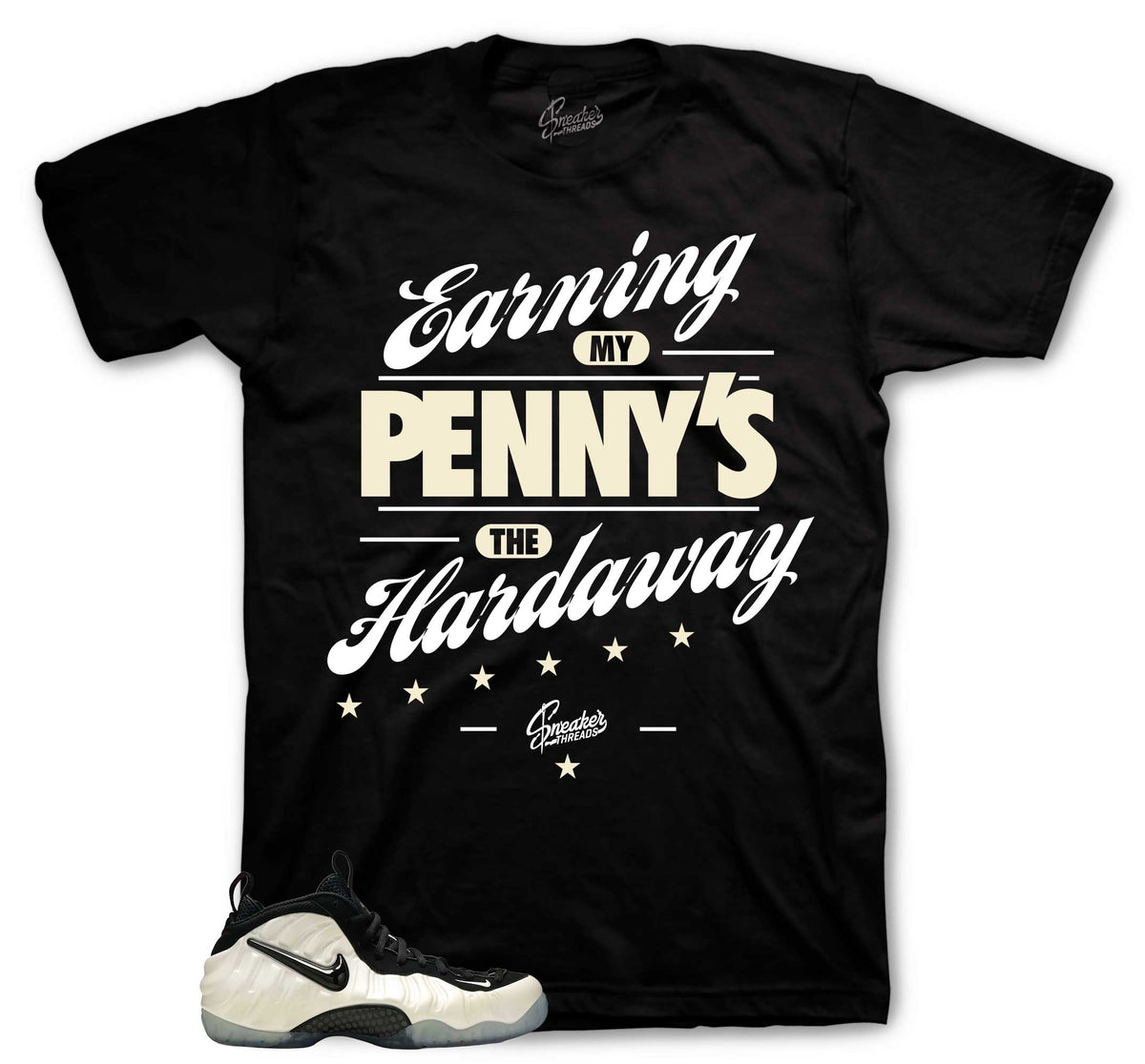 Foamposite Pearl Earning Pennies Shirt