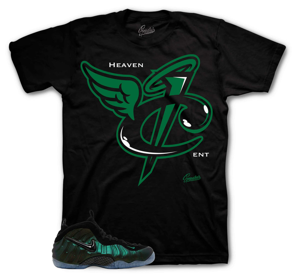 Foamposite Pine Green Heaven Cent Shirt