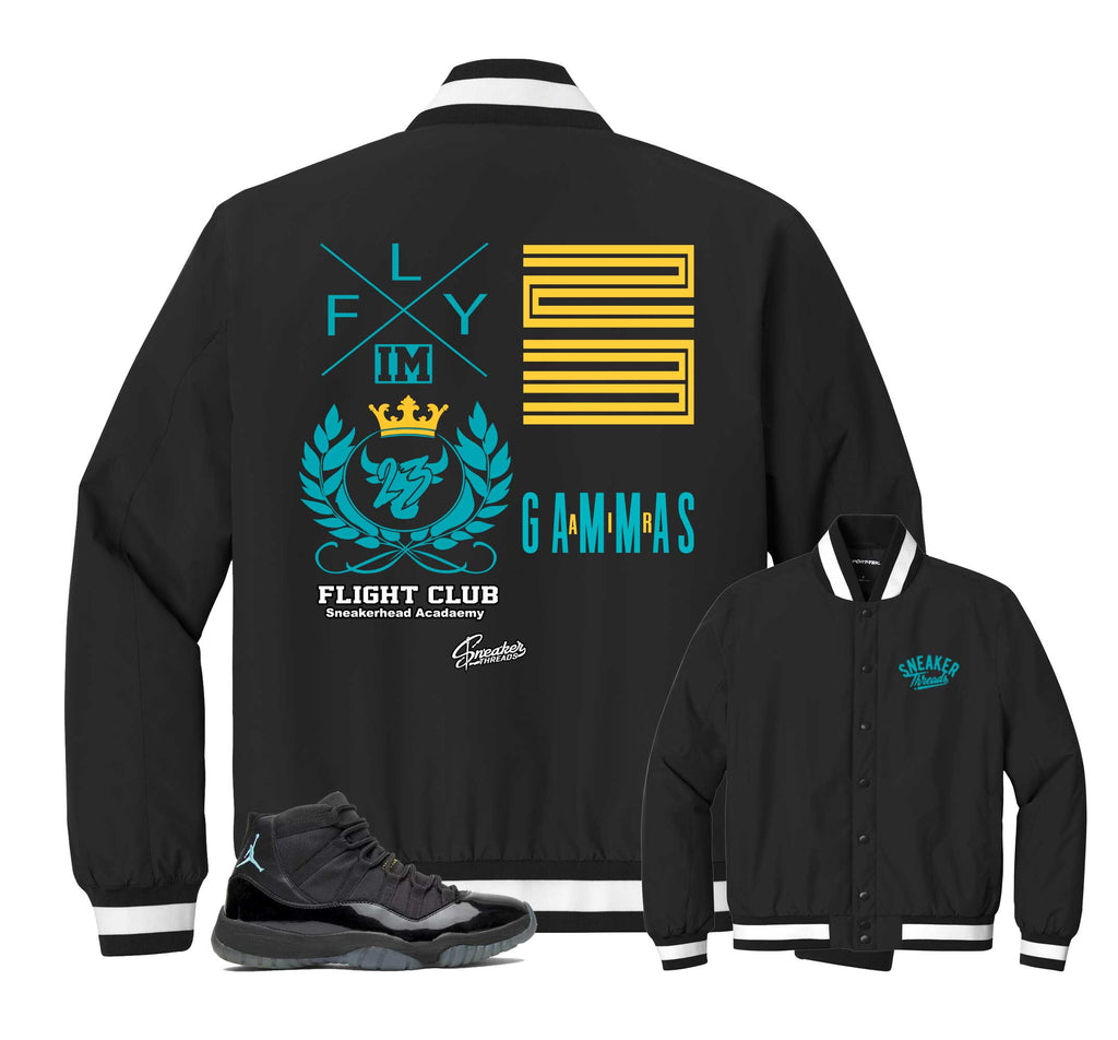 Retro 11 Gamma Blue Flight Insulated Jacket