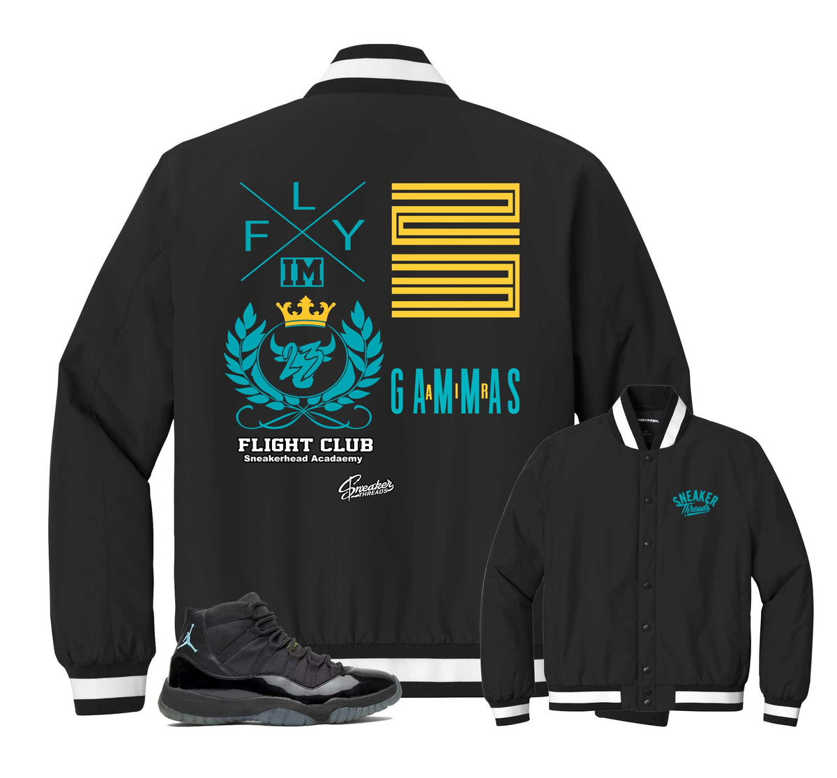 Retro 11 Gamma Blue Flight Insulated Jacket