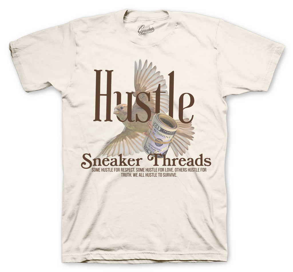 Retro 1 Baroque Brown Sail Hustle Bird Shirt