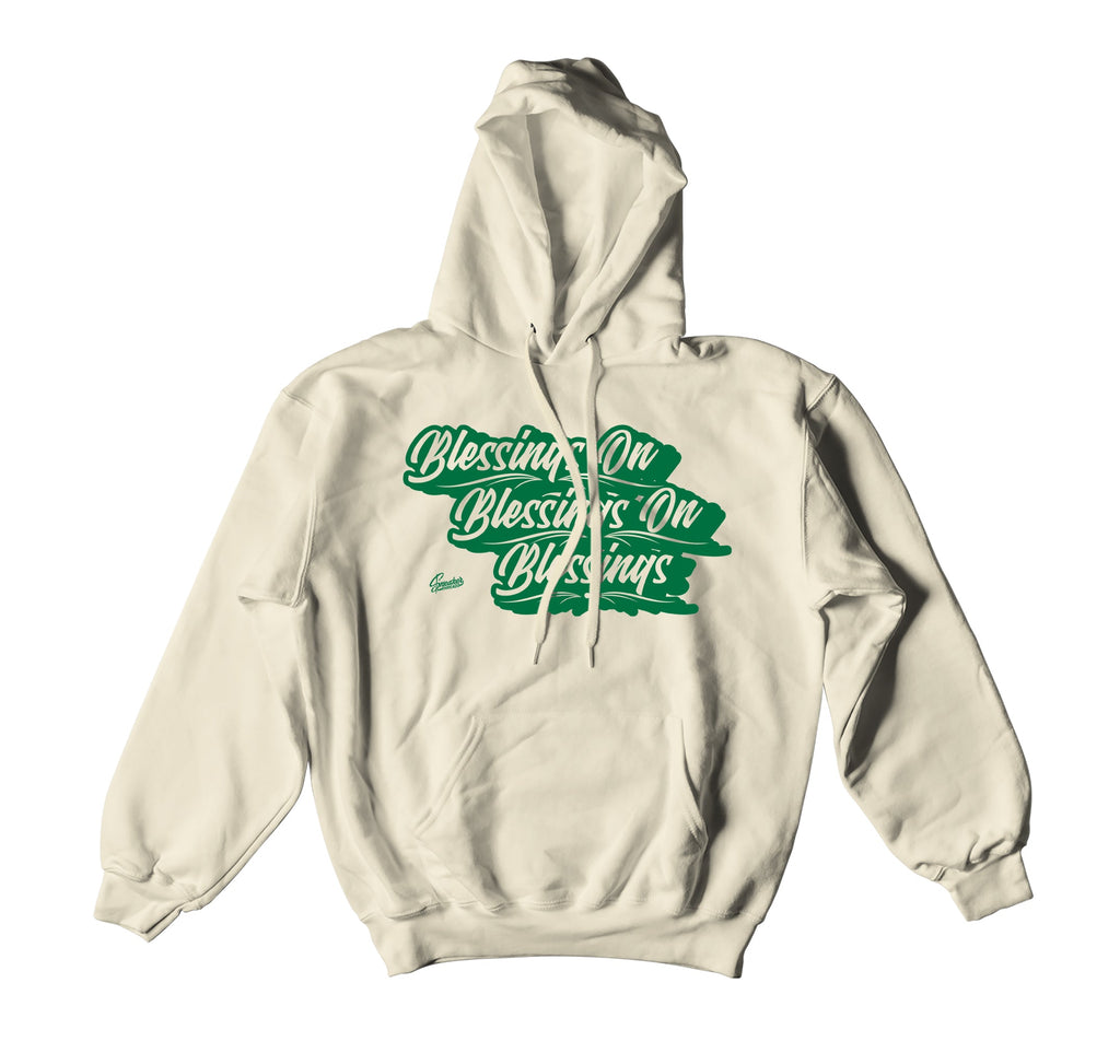 Retro 1 Pro Green Fir Blessings Hoody