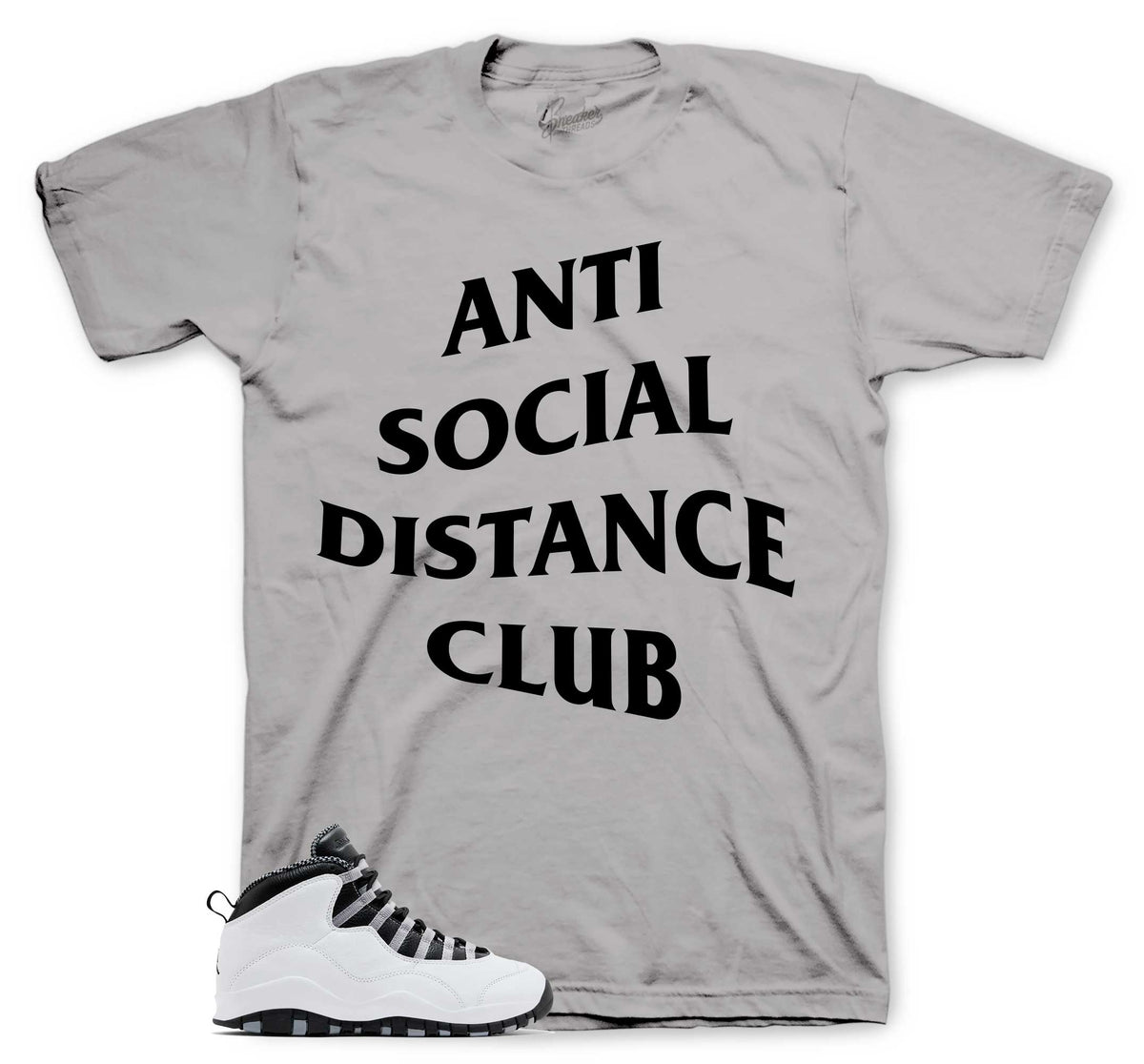 Retro 10 Steel Social Distance Shirt