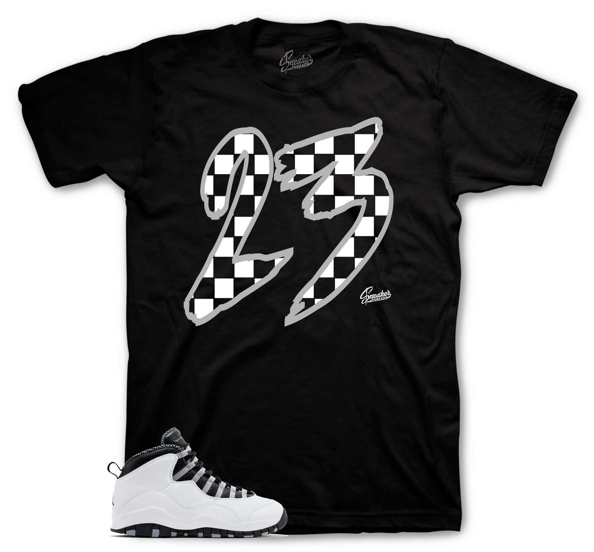 Retro 10 Steel Checkered 23 Shirt