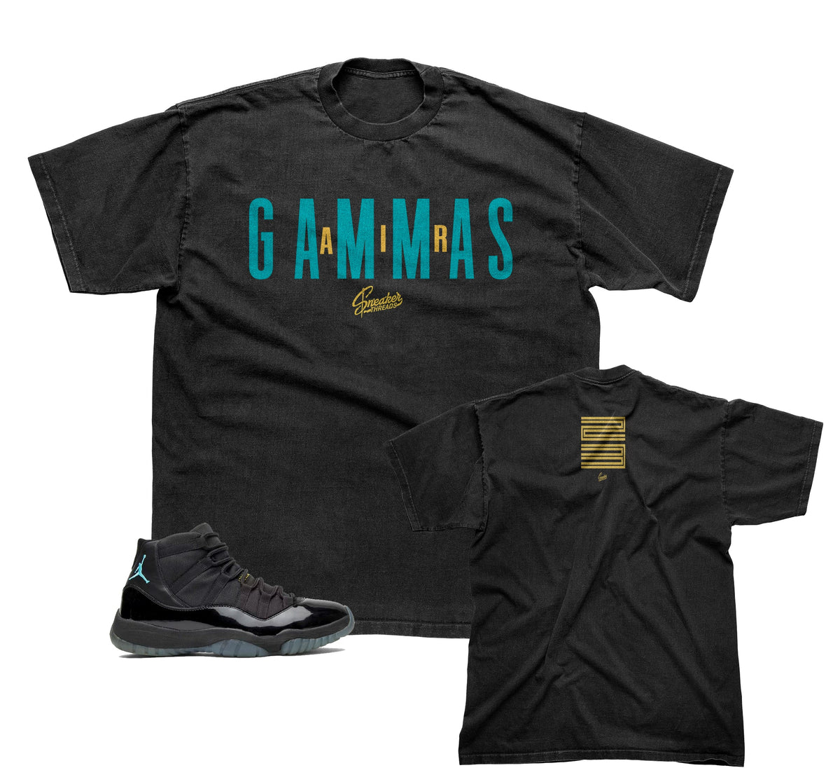Retro 11 Gamma Blue Air Gammas OVERSIZED Shirt