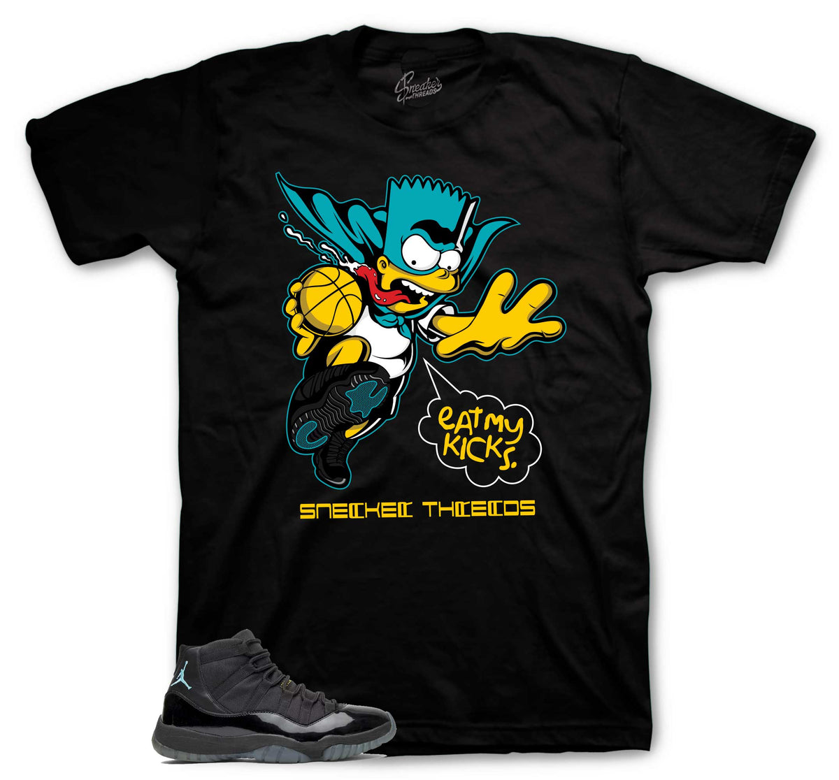 Retro 11 Gamma Blue Eat My Kicks Shirt