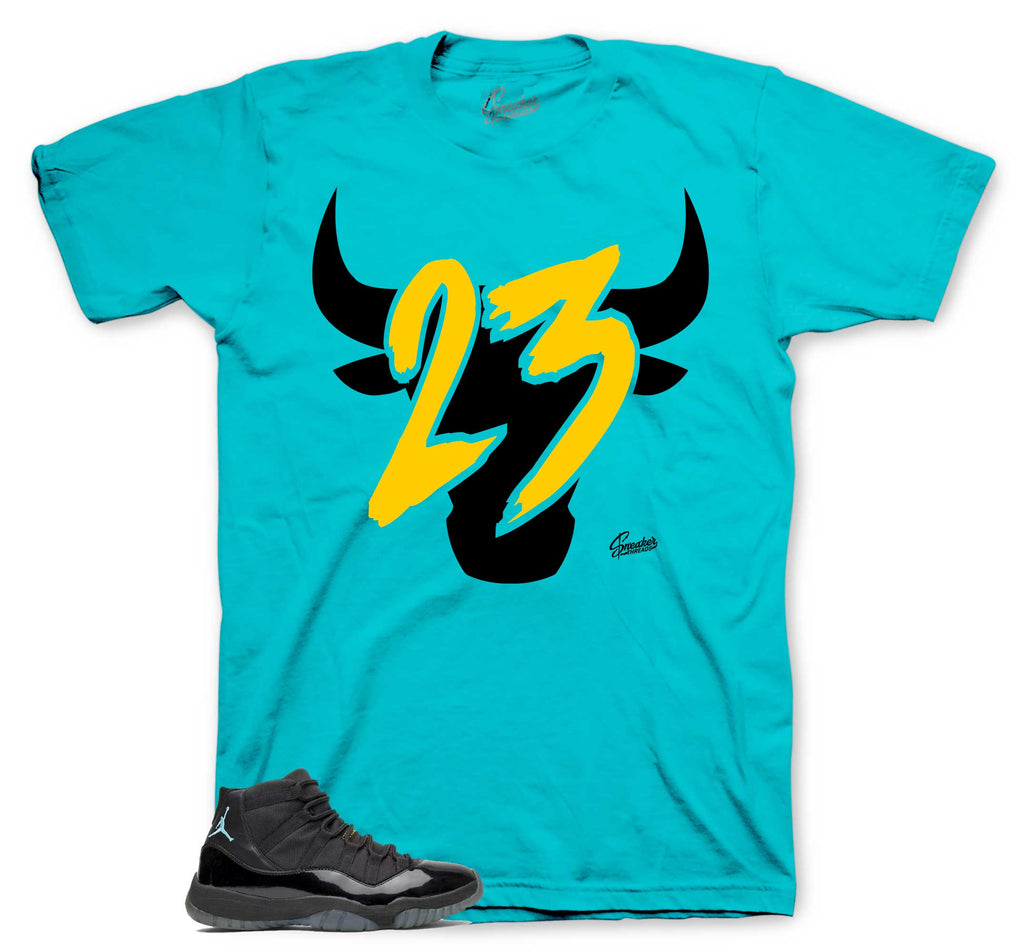 Retro 11 Gamma Blue Toro Shirt