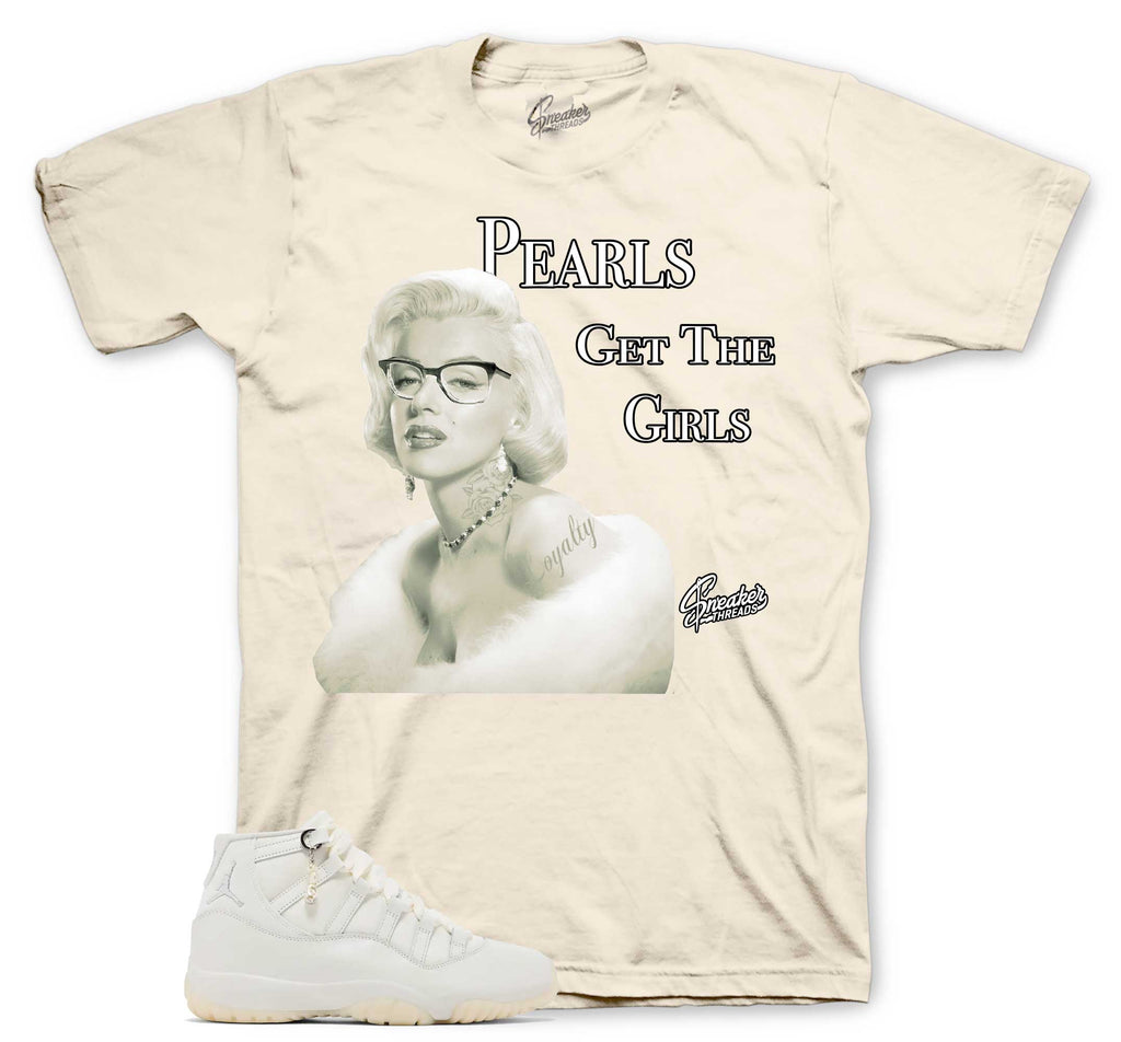 Retro 11 Pearl Pearls Get The Girls Shirt