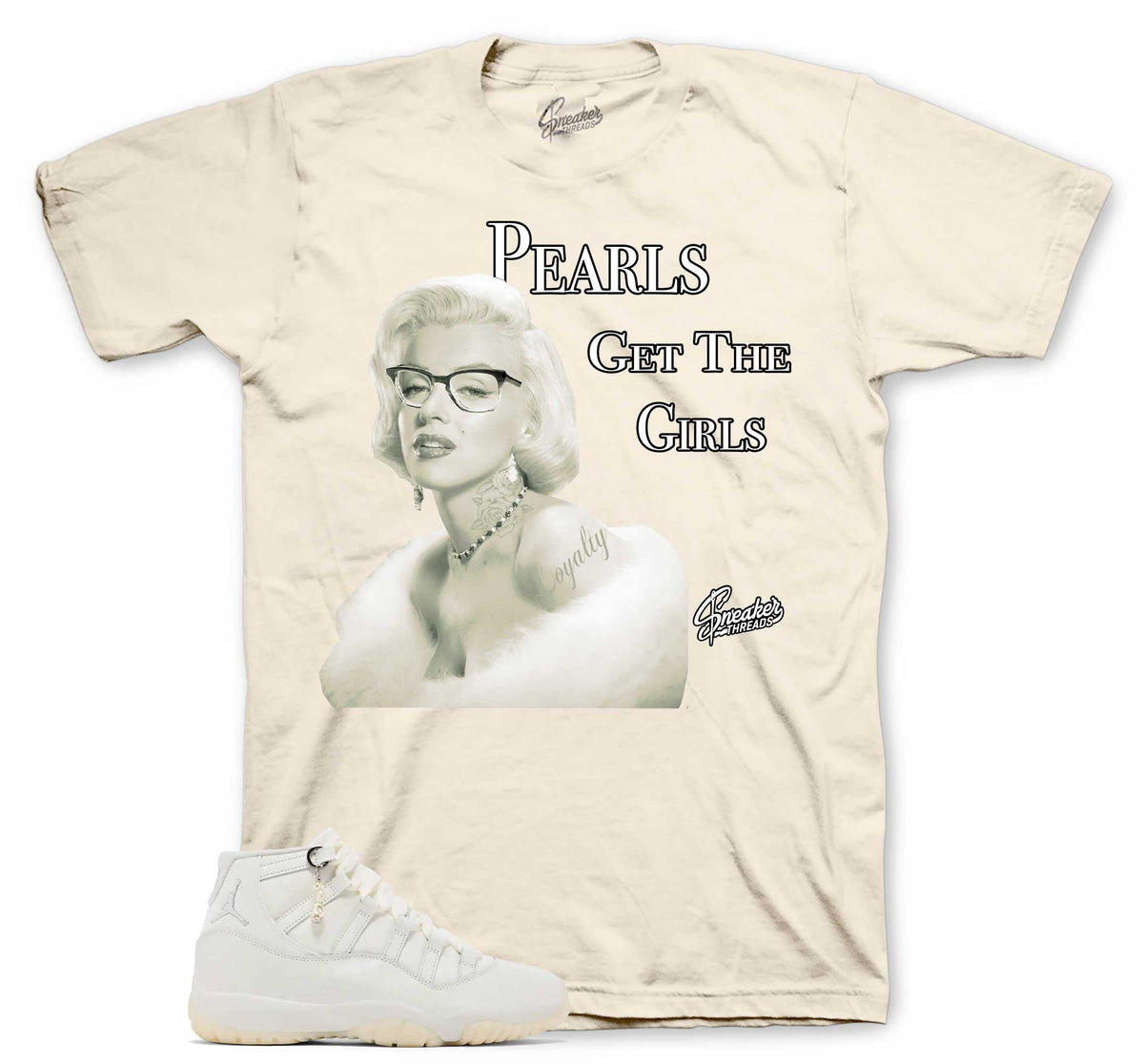 Retro 11 Pearl Pearls Get The Girls Shirt