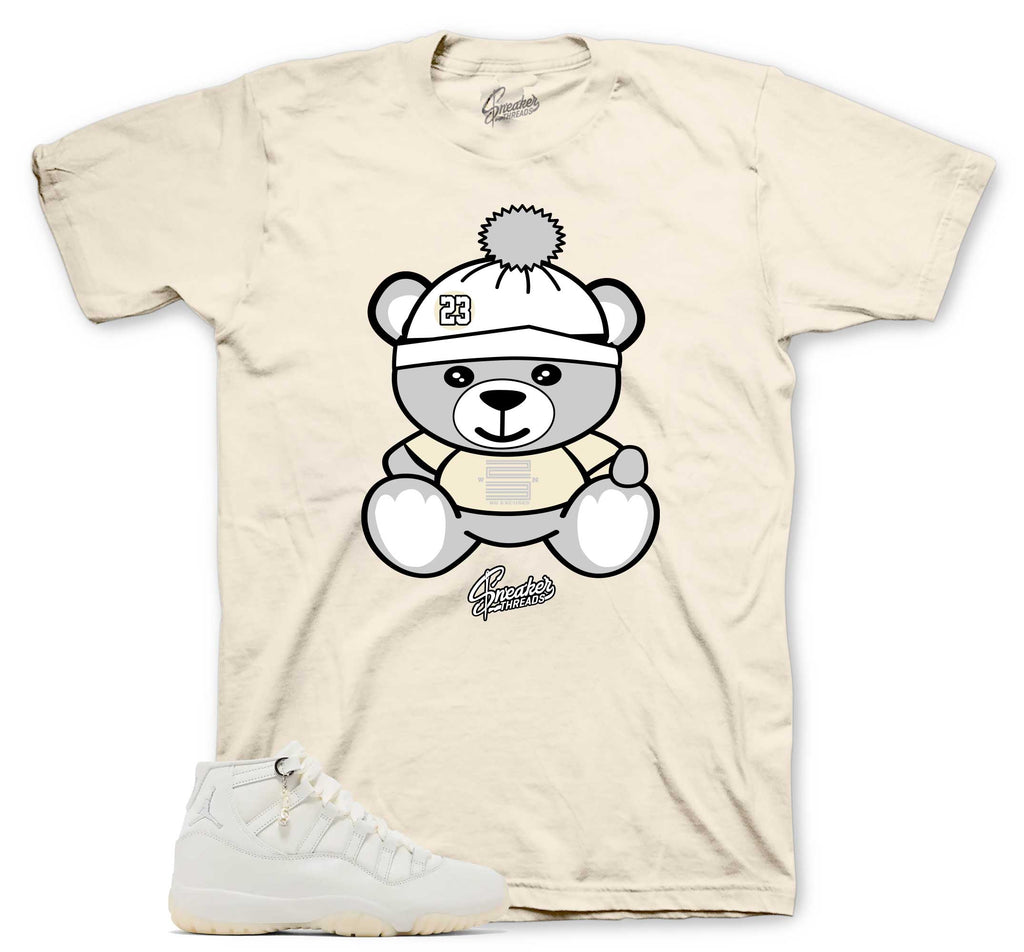 Retro 11 Pearl Sneaker Bear Shirt