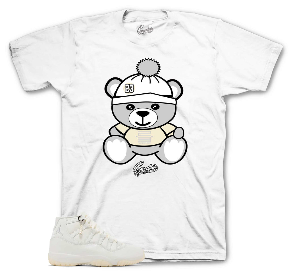 Retro 11 Pearl Sneaker Bear Shirt