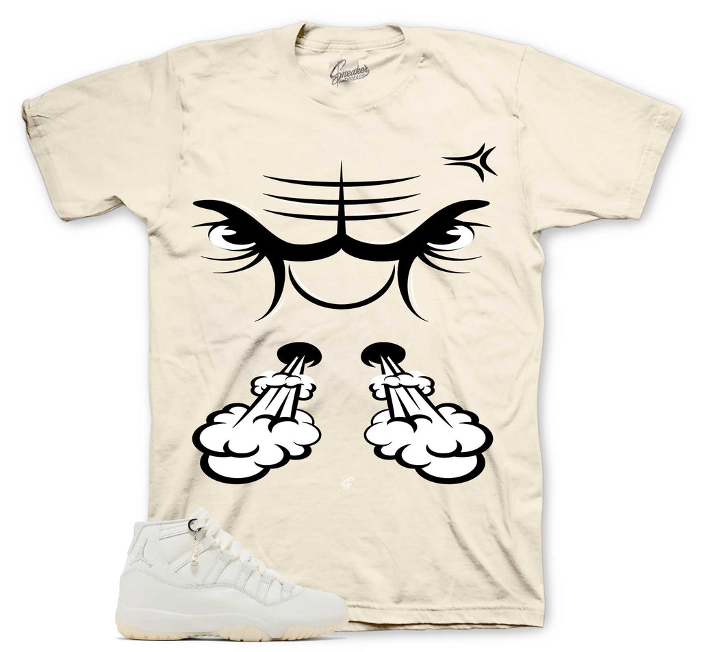 Retro 11 Pearl Raging Face Shirt