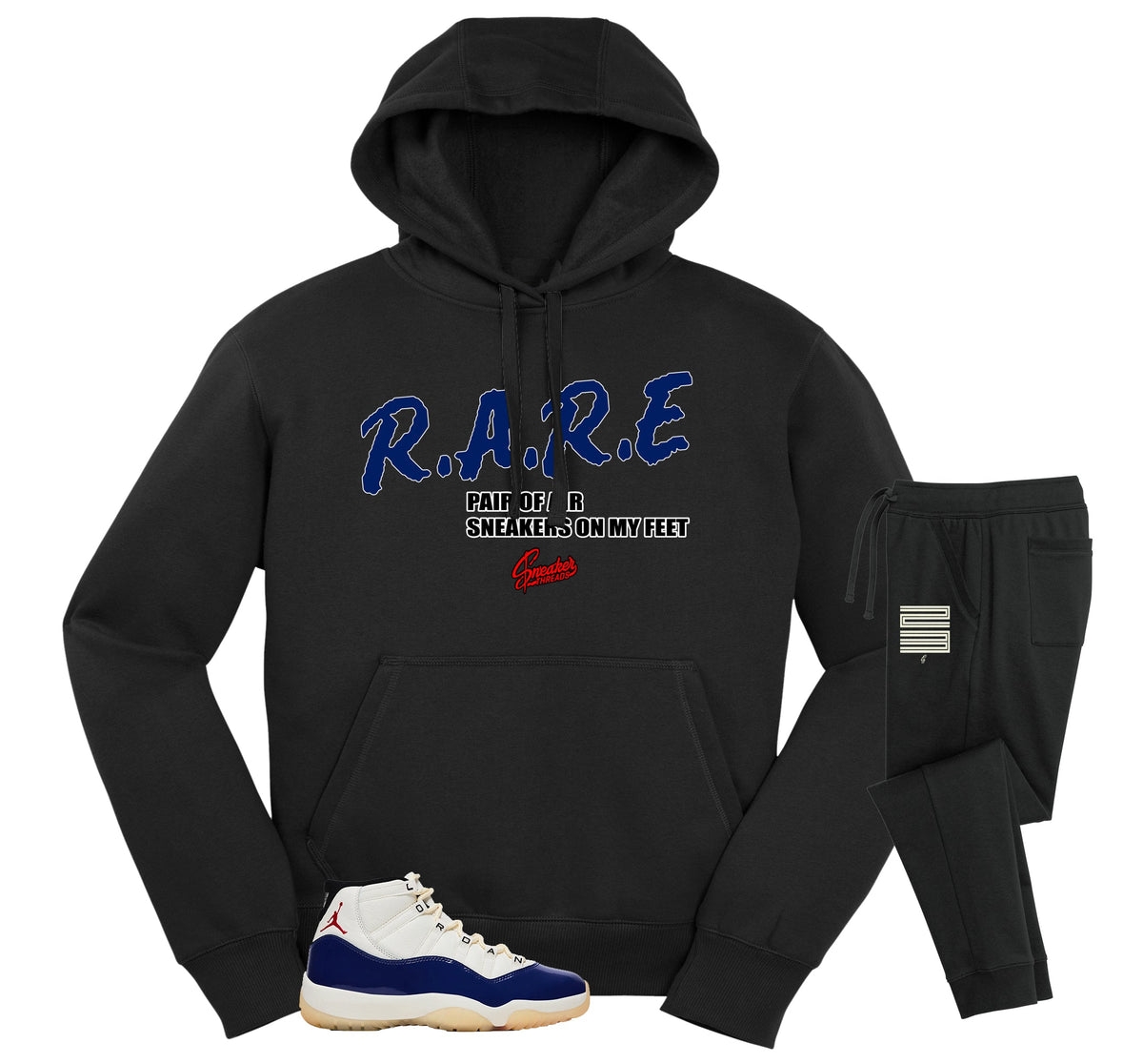Retro 11 Rare Air Crest Hoodie Jogger Set