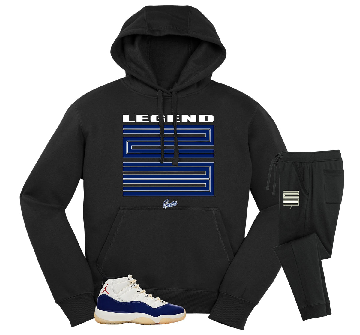 Retro 11 Rare Air Legend 23 Hoodie Jogger Set