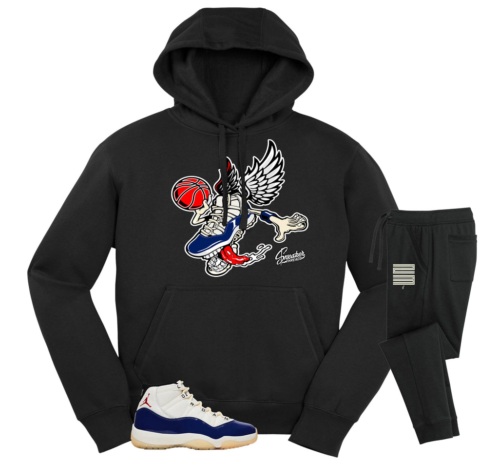 Retro 11 Rare Air Fly Kicks Hoodie Jogger Set