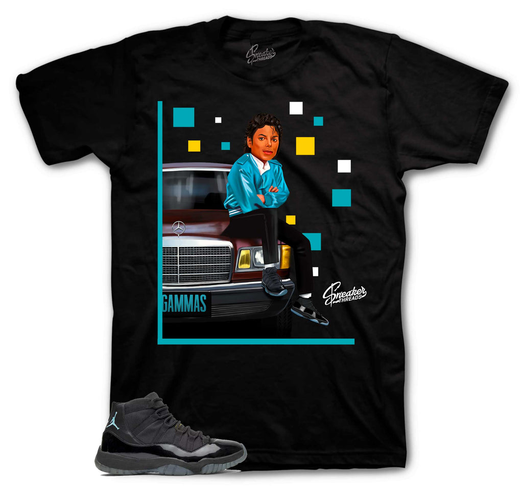 Retro 11 Gamma Blue Kickin It Shirt