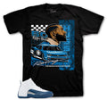 Retro 12 French Blue Crenshaw Racing Shirt