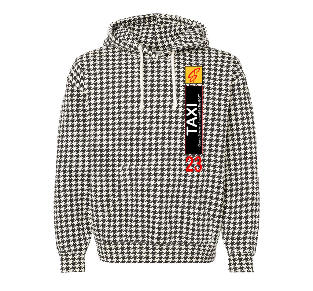 Retro 12 Taxi Heel Tab Checkered Hoodie