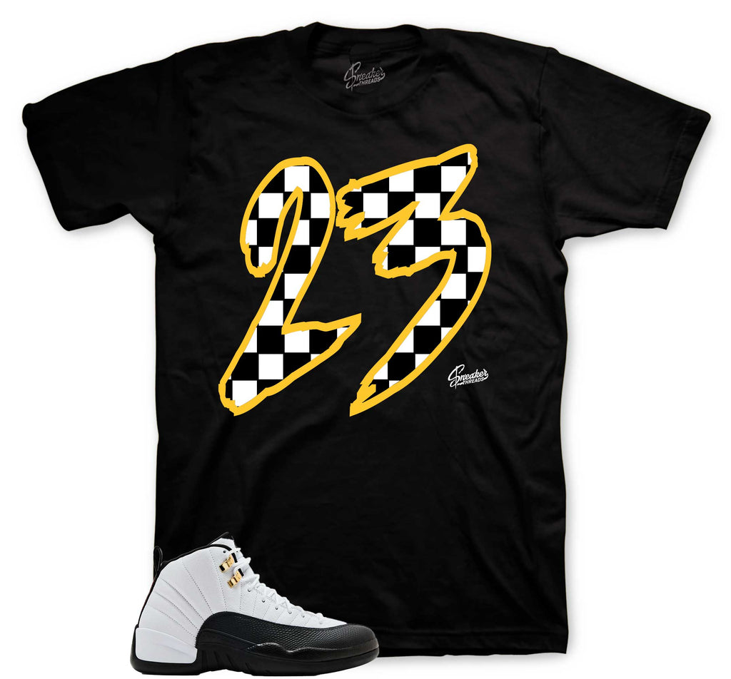Retro 12 Taxi Checkered Shirt