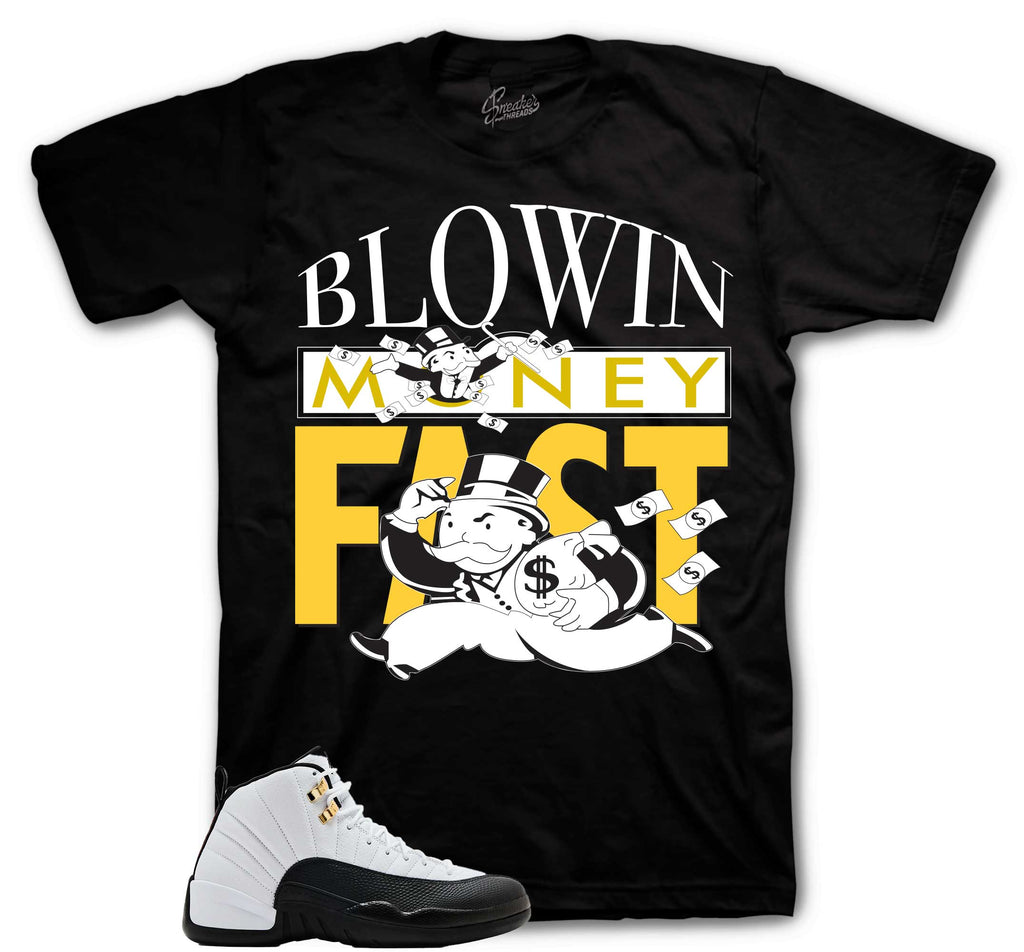 Retro 12 Taxi Blowin Money Fast Shirt