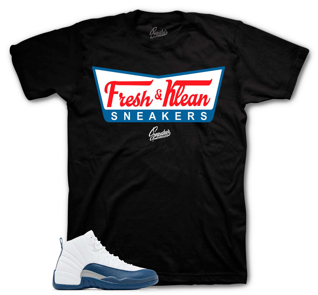 Retro 12 French Blue Fresh Klean Shirt