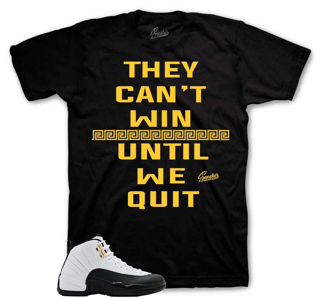 Retro 12 Taxi They Can't Win Shirt